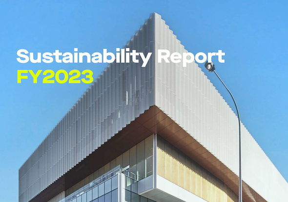 BlueScope 2023 Sustainability Report cover.