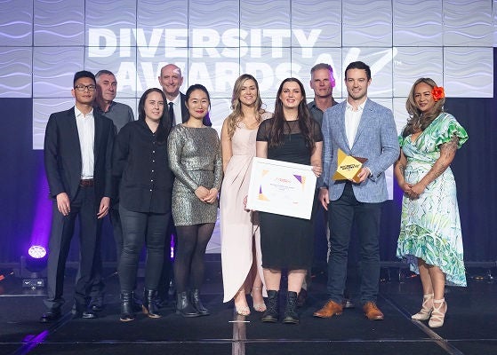 New Zealand Steel representatives at Diversity Awards