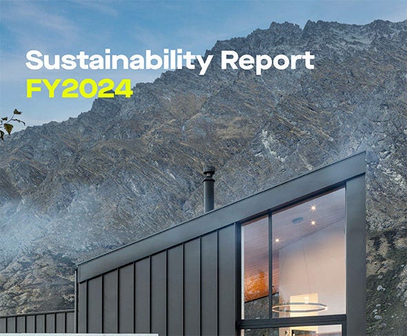 BlueScope Sustainability Report cover